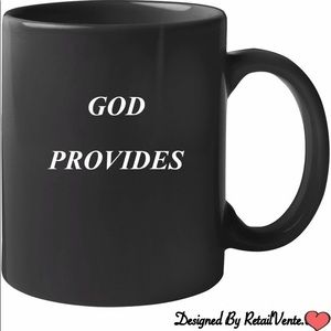 GOD PROVIDES MUG Custom Designed By RETAIL VENTE